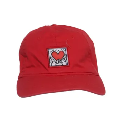 Baseball-Mütze (Rot) von Keith Haring Baumwolle