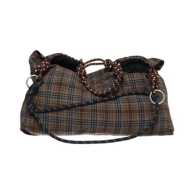 Handtas (Bruin, Blauw) van Ulk Katoen, Polyester