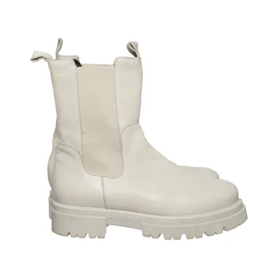 Chelsea boots (Beige) from Shoe Biz Leather