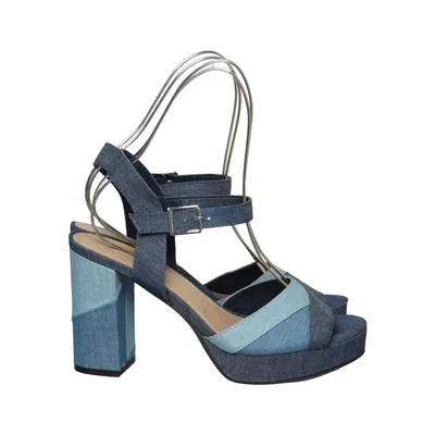 High heel sandals (Blue, Multicolored) from Vox