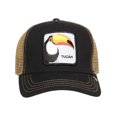 Truckerkeps (Svart, Beige, Flerfärgad) från Goorin Bros Bomull, Polyester