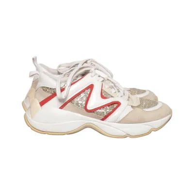 Sneakers (Hvid, Rød, Sølv) fra Maje