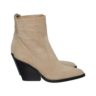 Stövletter (Beige, Svart) från Nude of Scandinavia Skinn