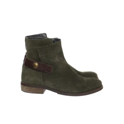 Boots (Grön) från Hilfiger Denim Skinn, Mocka