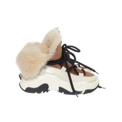 Laced boots (Brown, White, Multicolored) from OOG Generation