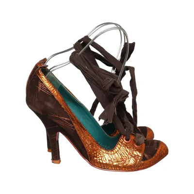 Escarpins (Marron, Orange) de Irregular Choice Cuir