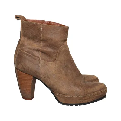 Bottes à talons (Marron) de Lazamani
