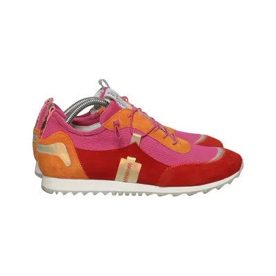 Sneakers (Roze, Rood, Oranje) van Carolina Leer