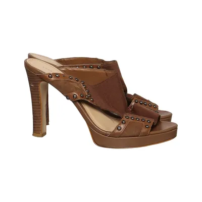 Højhælede sandaler (Brun) fra Charles & Keith