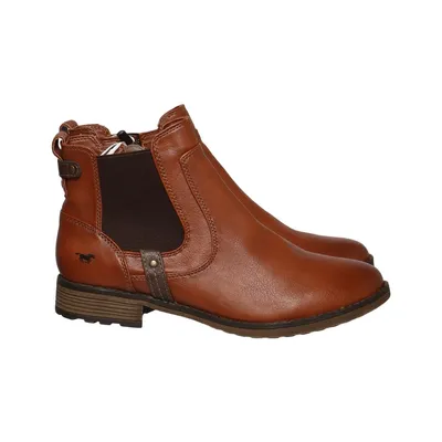 Chelsea boots (Brun) från Mustang True Denim Bomull