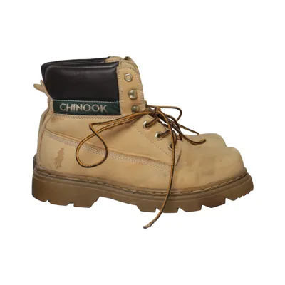 Bottes à lacets (Beige) de Chinook Cuir