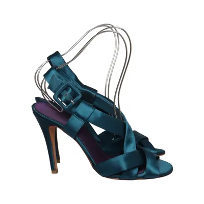 High heel sandals (Blue) from Karen Millen Leather