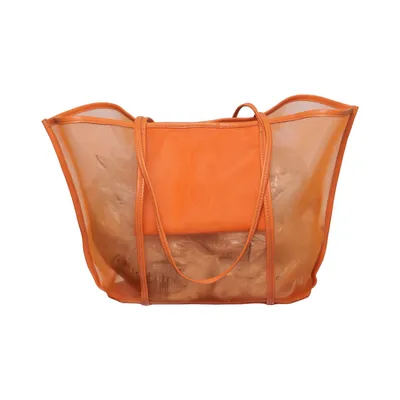Beach bag (Orange) from Mango
