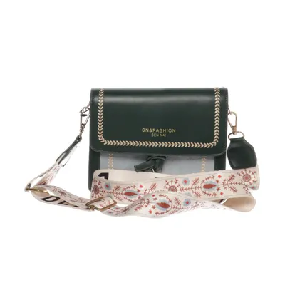 Shoulder-bag (Green, Gold) from Sn & Fashion Sen Nai