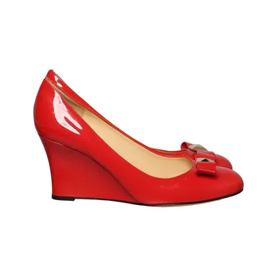 Chaussure compensées (Rouge) de Kate Spade Cuir