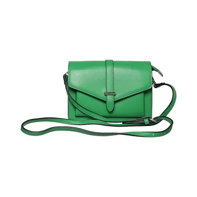 Schoudertas (Groen) van Flora & Co Polyester, Polyurethaan