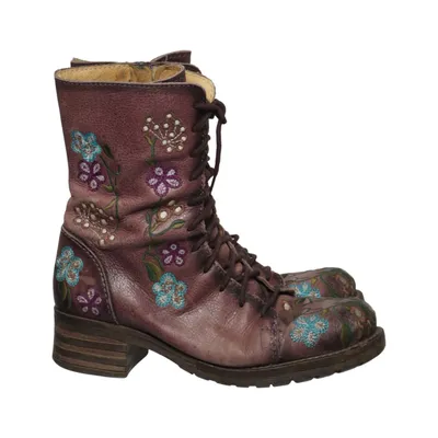 Bottes à lacets (Violet, Multicolore) de Brako