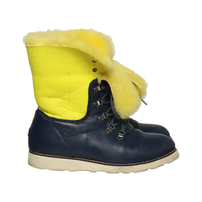 Laced boots (Blue, Yellow) from Australia Luxe Collective