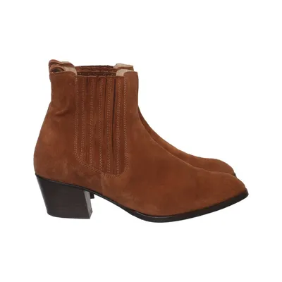 Chelsea boots (Bruin) van La Shoe Suède, Leer