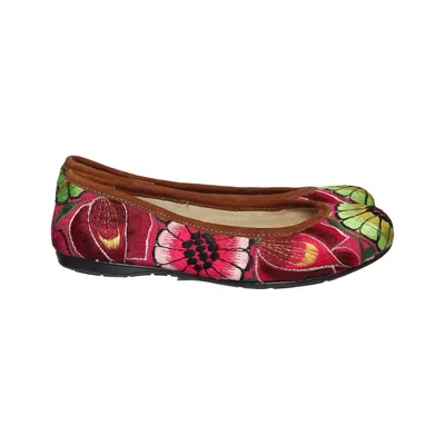 Ballerines (Rose, Multicolore) Cuir