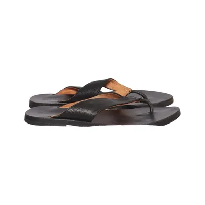 Flip-flops (Black) from Blankens Leather