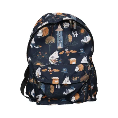 Backpack (Blue, Multicolored) from Moomin by Martinex Polyester