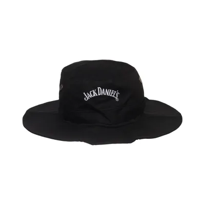Bucket hat (Zwart) van Jack Daniels Katoen