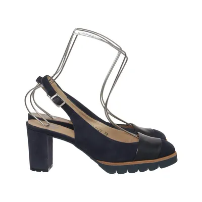 High heel sandals (Blue) from Bravo Leather