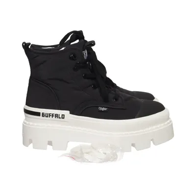 Schnürstiefel (Schwarz, Weiß) von Buffalo Baumwolle