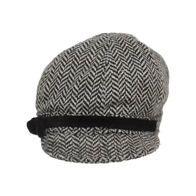 Newsboy hat (Grå, Sort)
