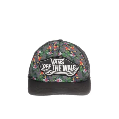 Truckerkeps (Svart, Flerfärgad) från Vans Bomull, Polyester