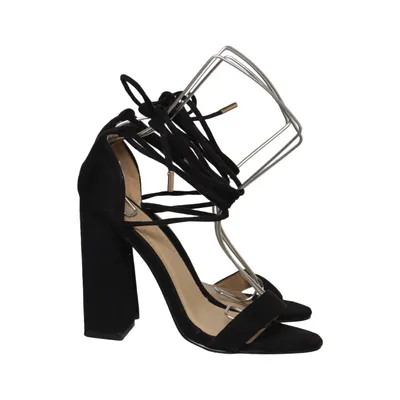 High heel sandals (Black) from Bebo