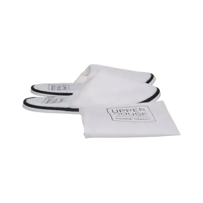 Slippers (White, Black) from Upper House