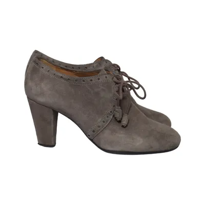 Bottes à talons (Gris) de Geox Cuir
