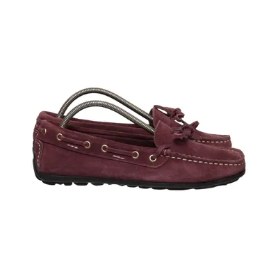 Boat shoes (Purple) from Frau Polyurethane
