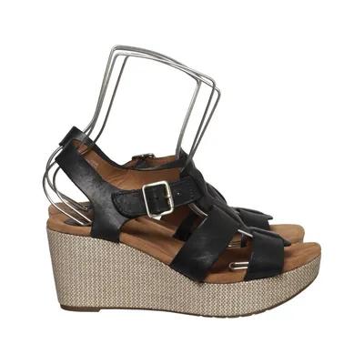 Chaussure compensées (Noir) de Clarks Artisan Cuir