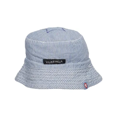 Buckethatt (Blå, Vit) från Villervalla Bomull