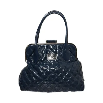 Handtasche (Blau) von Sarah Kern Baumwolle, Polyurethan