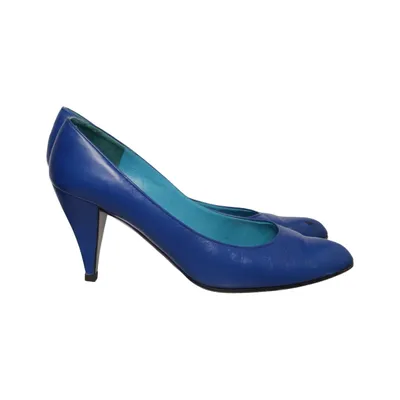 Escarpins (Bleu) de Charles Jourdan Cuir