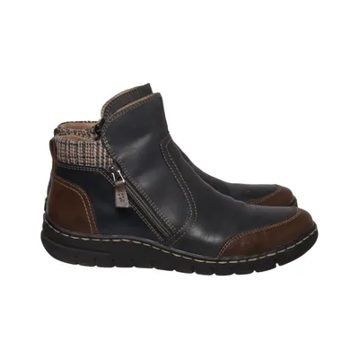 Ankle boots (Blue, Brown) from Jana Leather