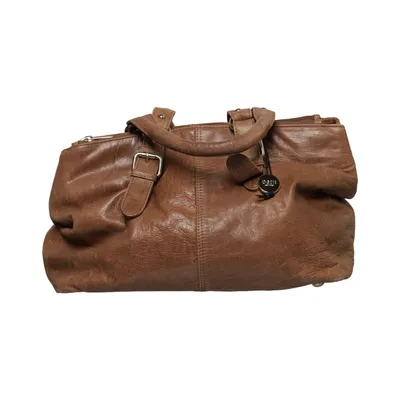 Handbag (Brown) from Oasis Cotton, Leather