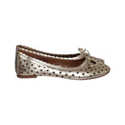 Ballet flats (Gold) from Andrea Conti Leather