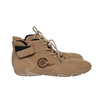 Laced boots (Beige) from Fashion Sport