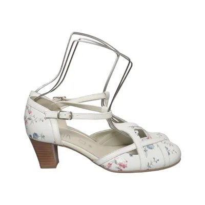 Sandales à talons hauts (Blanc, Multicolore) de Alpina Cuir