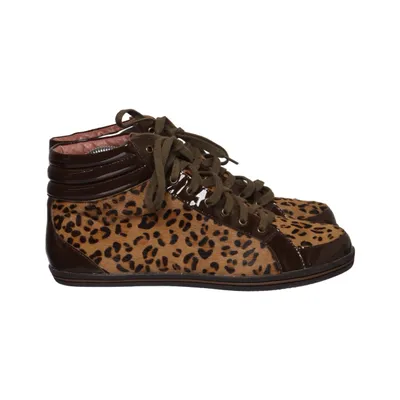 Sneakers (Brown, Multicolored) from Georgia Rose Leather