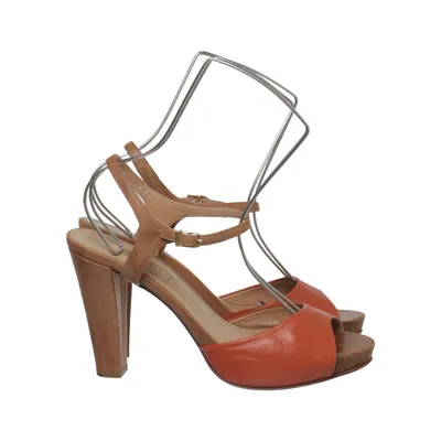 Sandaletten (Orange, Beige) von Lodi Leder