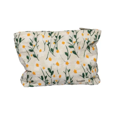 Toilet bag (Beige, Multicolored) from Sozakka Polyester