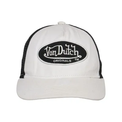 Truckerkeps (Vit, Svart) från Von Dutch Polyester