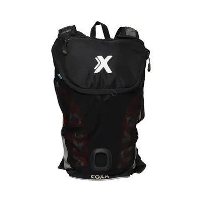 Backpack (Black, Orange) from Coxa Polyester