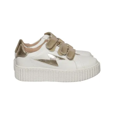 Sneakers (White, Gold) from Vanessa Wu